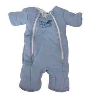 Baby Merlins Large 3-6 Months Blue Magic Sleepsuit